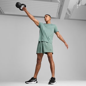 Train All Day Men's 5" Woven Training Shorts, Green Moon, extralarge-IND